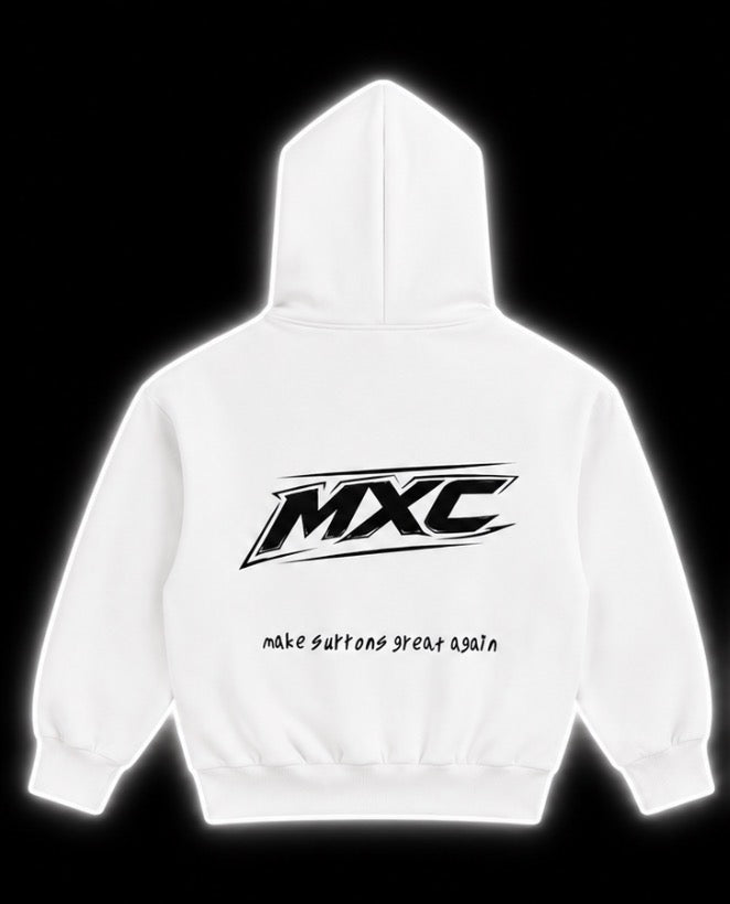 MXC Hoodie (White-Black)