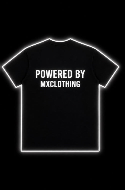 "POWERED BY MXCLOTHING" T-Shirt
