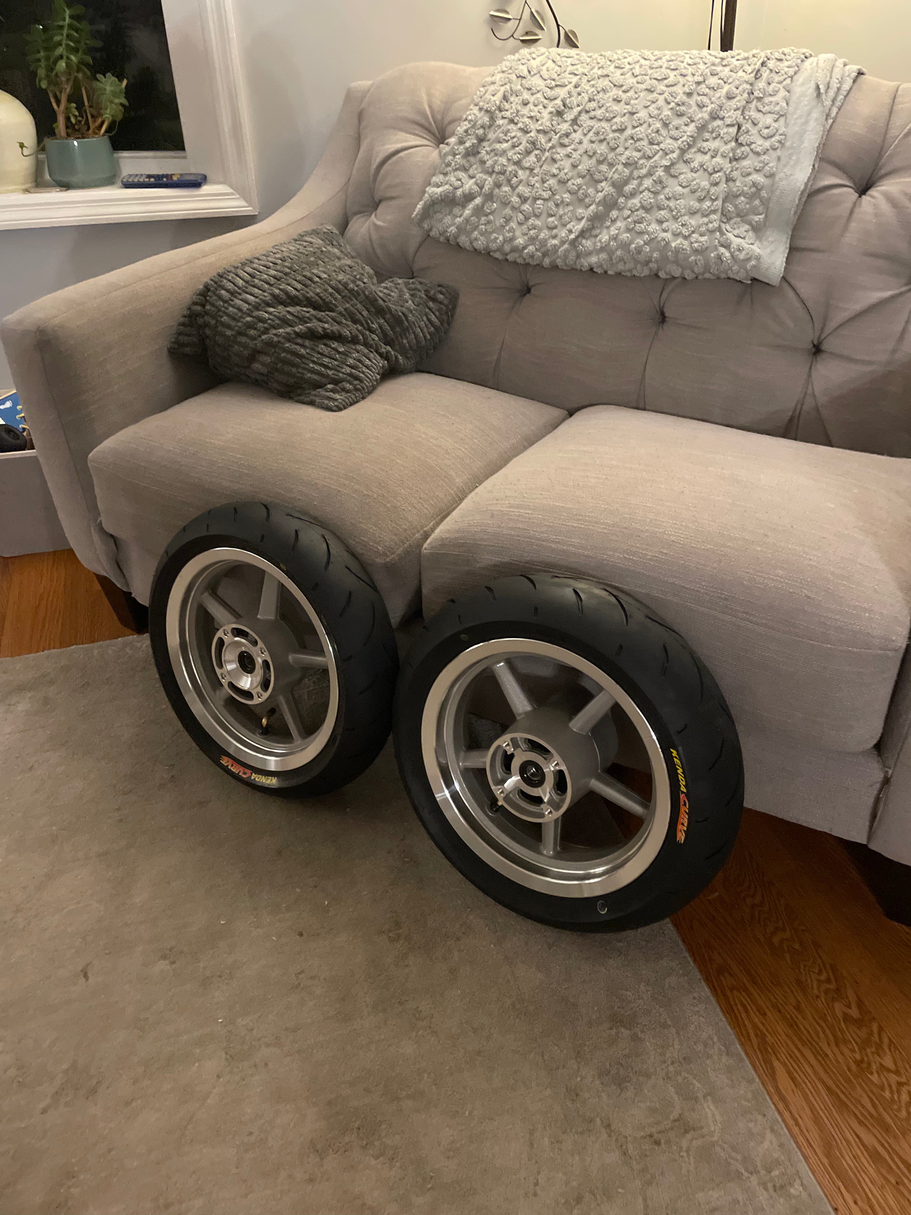 12 inch kenda curve wheelset